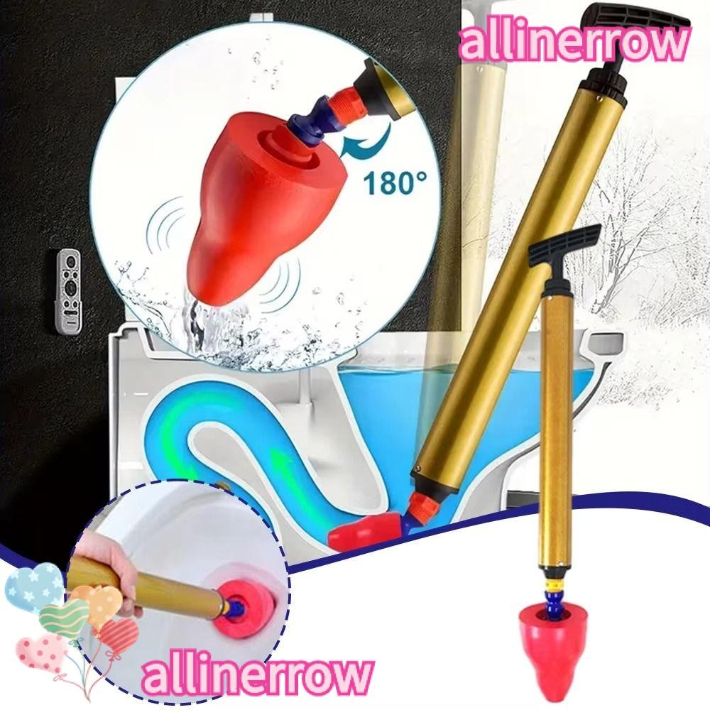 Allinerrow แรงดันสูงห้องน้ํา Unclogger, Hand Movement Unblocking High Pressure Toilet Plunger, แบบพกพาห้องน้ํายาง Unblocker สําหรับ Unblocking Pipe Clog