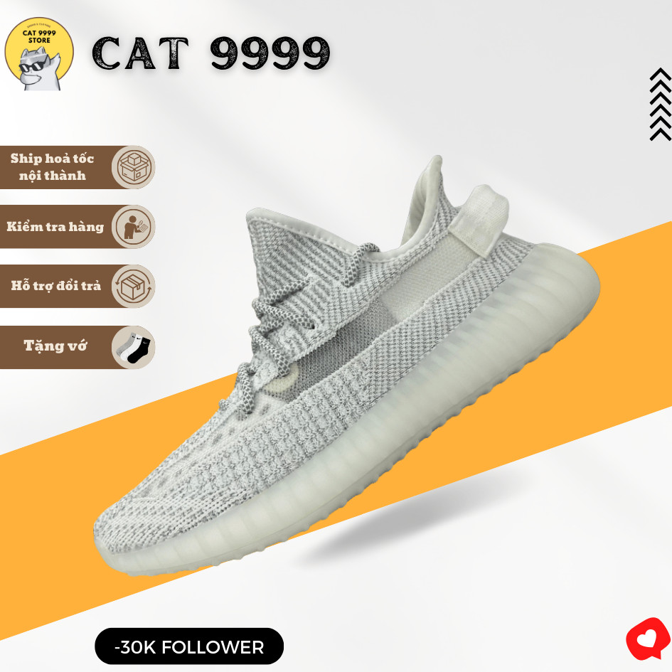 Yz Boost 350 V2 รองเท้าไม่สะท้อนแสงแบบคงที่, Yz 350 สีขาวสะท้อนแสง Premium Boost Compression Grain -