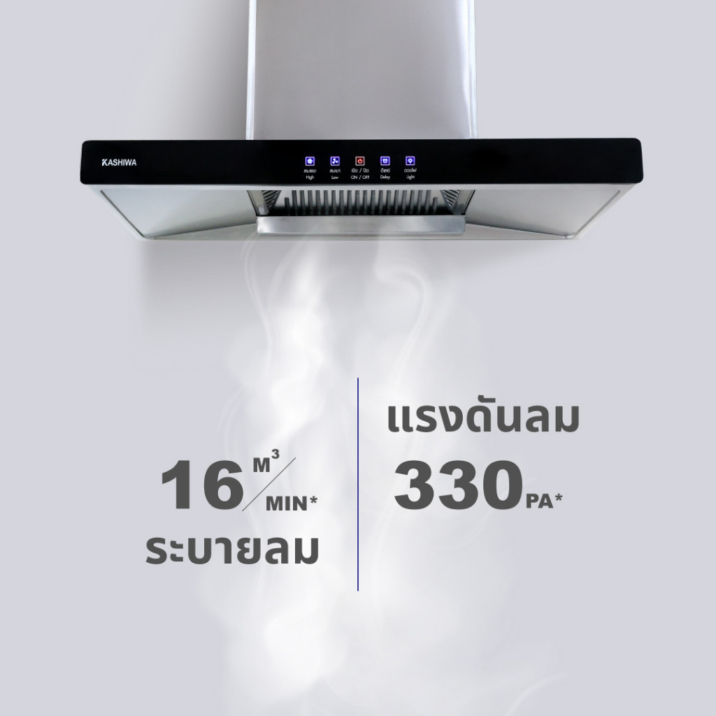 KASHIWA รุ่น PSD-203D เครื่องดูดควัน เครื่องดูดควันขนาดใหญ่ เครื่องดูดควันในครัว ขนาด 90 ซม. ราคา ถูกที่สุด ดีลบีเคเค แกลเลอรีภาพที่ 3