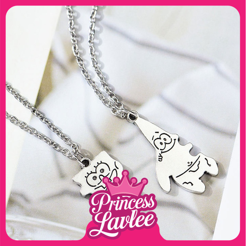 PL K5280 สร้อยคอเพื่อนที่ดีที่สุดสร้อยคอคู่แม่เหล็ก 2 ชิ้นสร้อยข้อมือคู่แฟชั่นสร้อยคอคู่ผู้ชายและผู้