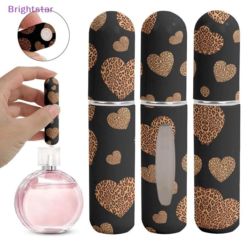 Brightstar 5ml น้ําหอมเดินทางแบบพกพาขวดด้านล่างชาร์จโดยตรงมินิพิมพ์ดอกไม้ขวดน้ําหอมer ของขวัญวันวาเลนไทน์ใหม่