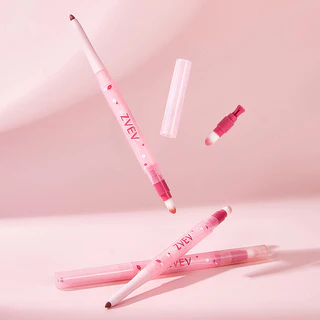 Dudu lip liner ละเอียดอ่อนและเนียนหมดรูปร่างริมฝีปากมาพร้อมกับแปรงลิปกบเหลาดินสอลิปไลเนอร์ลิปสติก