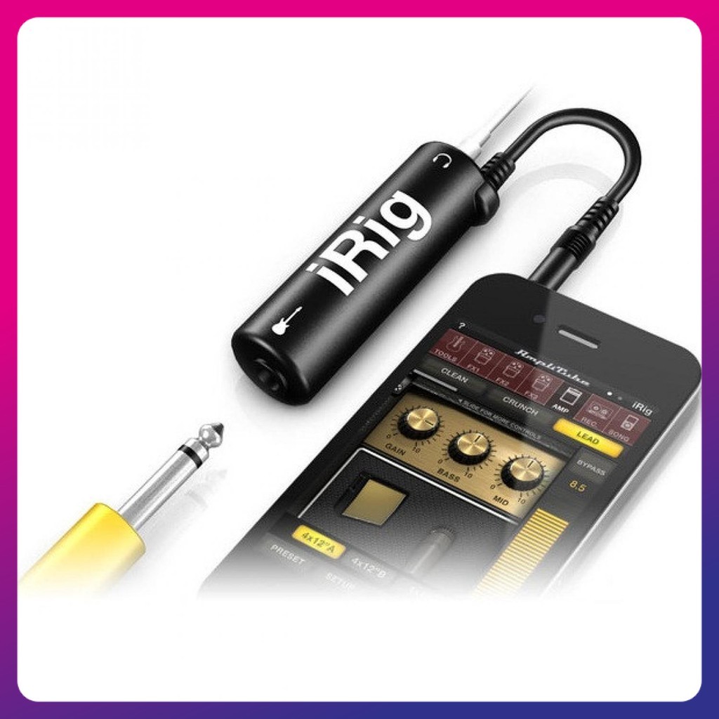 IRig AmpliTube Guitar Adapter Interface สําหรับ iPhone / iPod Touch / iPad - IRIG-0003
