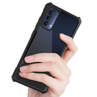 [คลังสินค้าพร้อม]สําหรับOPPO Reno 6 Pro 6Z 5 Pro 5 Lite 5Z 5F 4 Pro 4 Lite 3 Pro 2Z 2F 4G 5G Shockตกป้องกันเคสใส