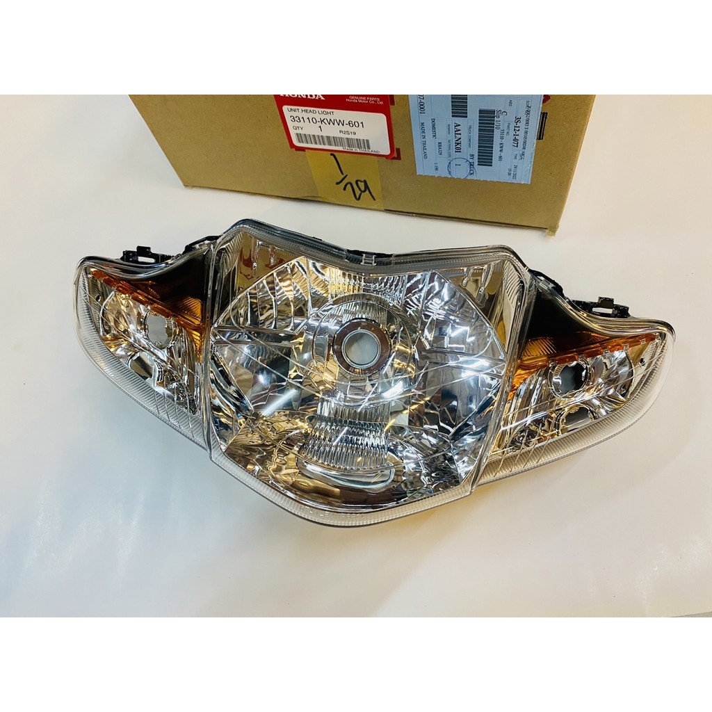 ไฟหน้า เวฟ110i WAVE110i ปี2011-2018 จากศูนย์Honda100% (33110-KWW-601)
