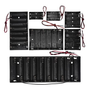 BH-AA รางถ่าน AA มีฝาปิด/ไม่มีฝาปิด 1/2/3/4/8ก้อน อนุกรม Battery Holder Case Box AA 1.5-12VDC ที่เก็บถ่าน กล่องใส่ถ่าน