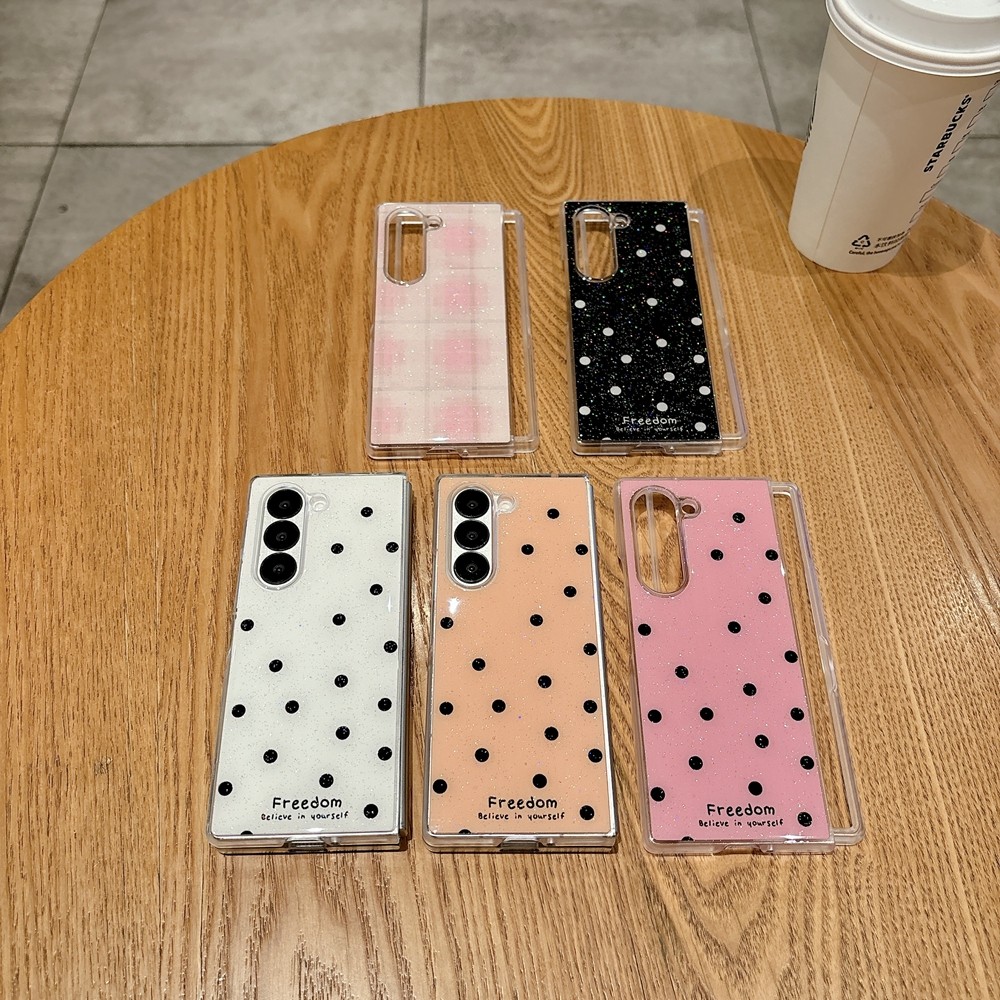 Retro Vintage Anti-DROP ฝุ่นกรณี Z Fold 6 5 4 7 Bling สําหรับ Samsung Galaxy Z Fold6 Z Fold5 Fold4 Fold7 พร้อมวงเล็บเคสโทรศัพท์