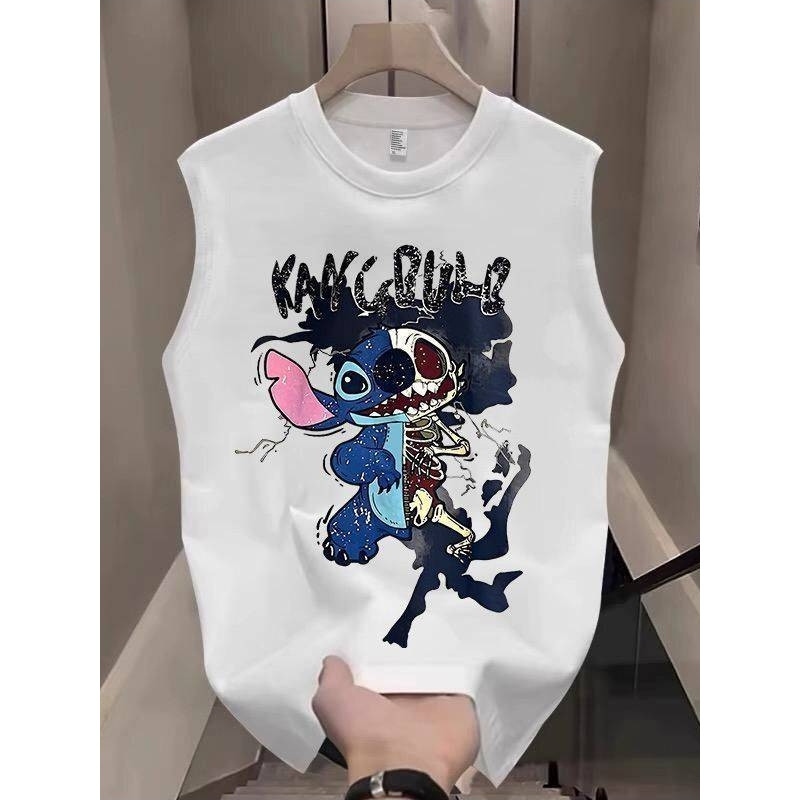 NEW เสื้อแขนกุด ลายสติทซ์ มีหลายลาย ใส่ได้ทั้งชายหญิง - รูปที่ 6