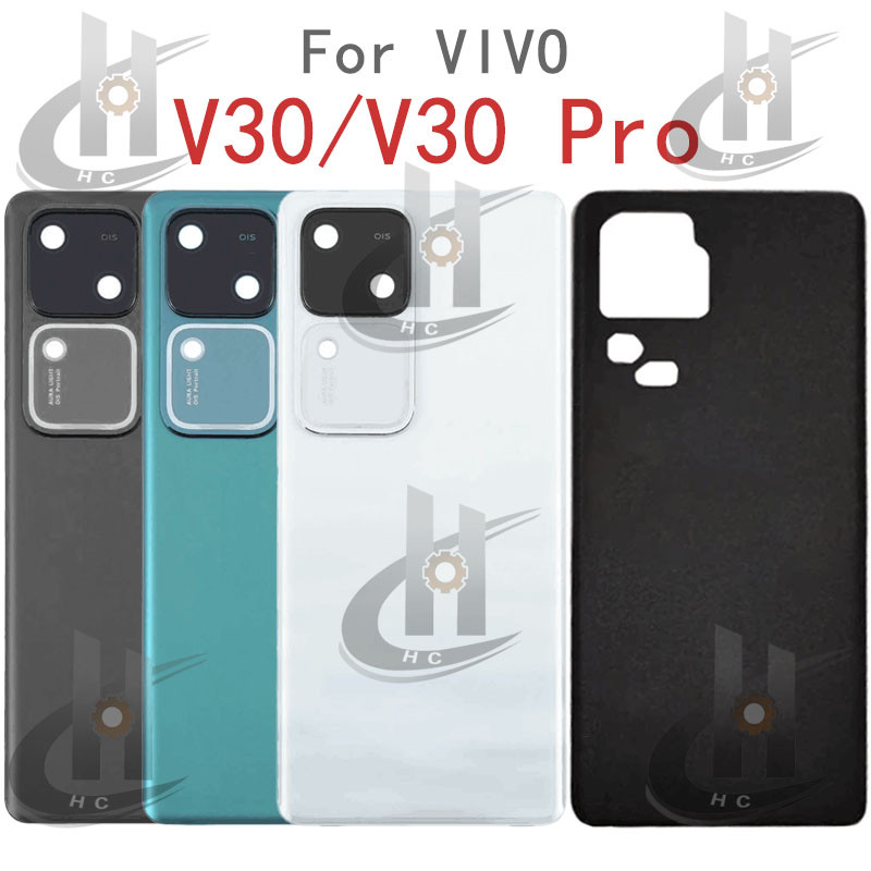 สําหรับ VIVO V30 / V30 Pro แบตเตอรี่ฝาหลังประตูเปลี่ยนชิ้นส่วนซ่อมป้องกันกรณี