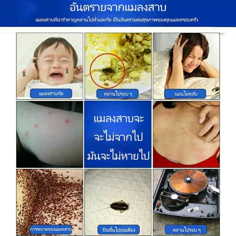 เจลฆ่าแมลงสาบ ดึงดูดแมลงสาบ กำจัดแมลงสาบ ไล่แมลงสาบ ที่ดักแมลงสาบ กำจัดทั้งรัง ป้องกันแมลงสาบ - รูปที่ 7