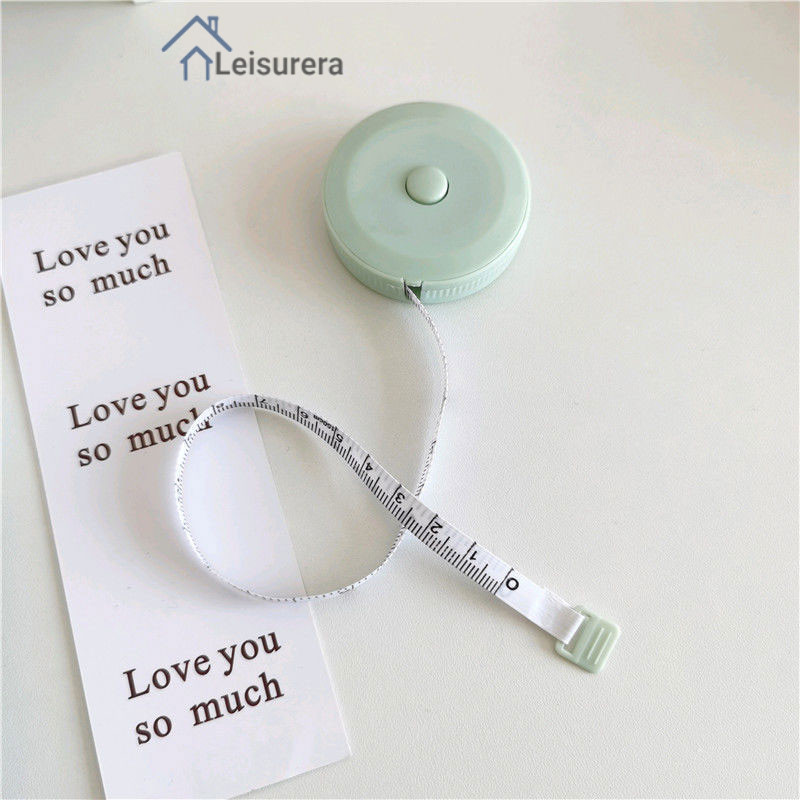 ✨เทปวัดแบบยืดหดอัตโนมัติ 1.5 ม. เทปวัดพลาสติก ไม้บรรทัดวัดเสื้อผ้าแบบอ่อน🍀