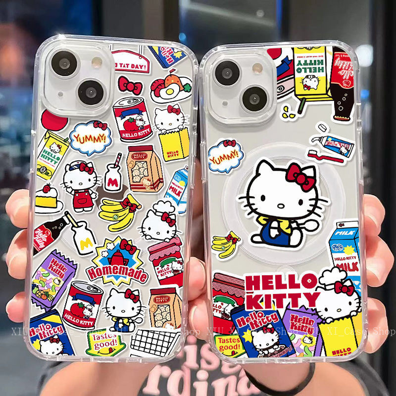 💫Unicom💫ใช้ได้กับ เคสไอโฟน เคสโทรศัพท์แม่เหล็ก iPhone 17Promax 14Plus 15Pro 12 13Pro 14 Promax 16Pro -YCK84