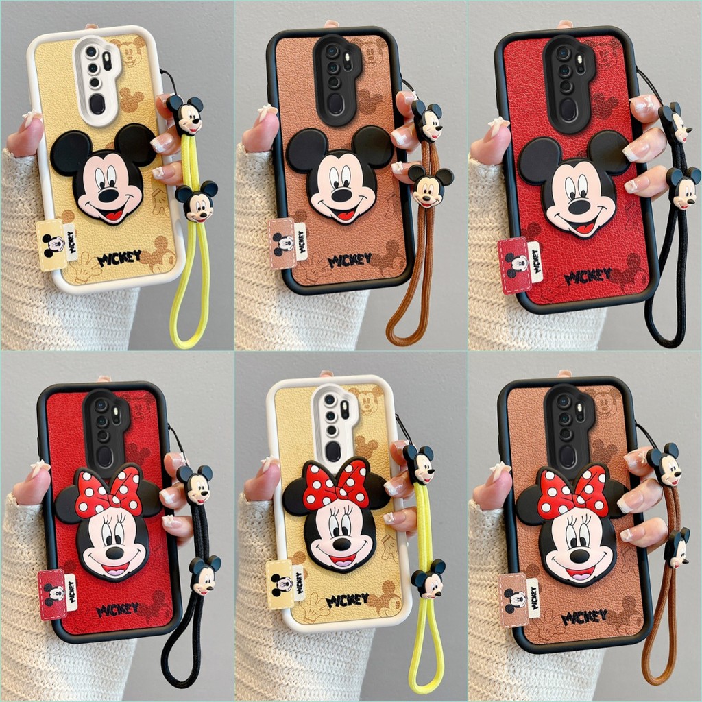 เคส OPPO A5 2020 A9 2020 หนังน่ารักอะนิเมะซิลิโคนนุ่มกรณีโทรศัพท์