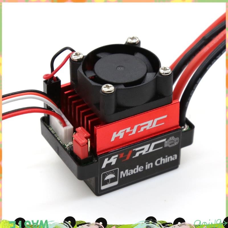 Super 1060 60A กันน้ําแปรง ESC Speed Controller เดินเบรคและย้อนกลับเบรค 6V/3A BEC สําหรับ 1/10 RC รถ