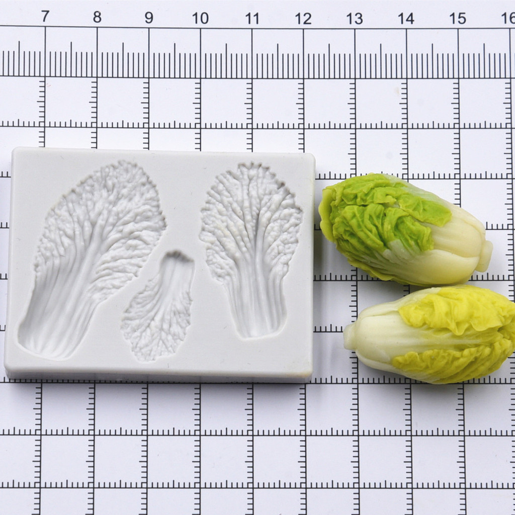 อัลตร้าเบาดินจำลองไมโคร DIY เรซิ่นดินกะหล่ำปลีซิลิโคนแม่พิมพ์ผักซิลิโคนแม่พิมพ์ - รูปที่ 6