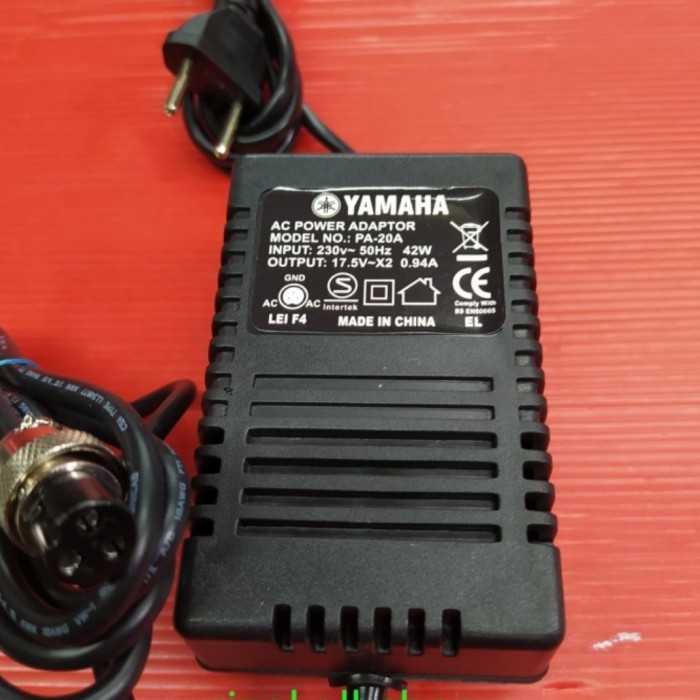 SB99 power adapter มิกเซอร์yamaha ac pa-20 17v 17volt 17 โวลต์ ac mw10 mg10/2