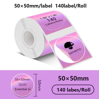 1 ม้วนเลเซอร์ป้ายกระดาษ M110 สีโปร่งใสกาวความร้อนม้วนป้าย,ชุดสําหรับ phomemo M110/M200/M120/M220 E210 P50 DETONG P1