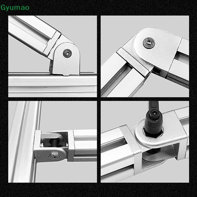 [Gyu] สังกะสีอัลลอยด์บานพับแบบยืดหยุ่น Pivot Joint Connector สําหรับอลูมิเนียมโปรไฟล์การอัดขึ้นรูปบา
