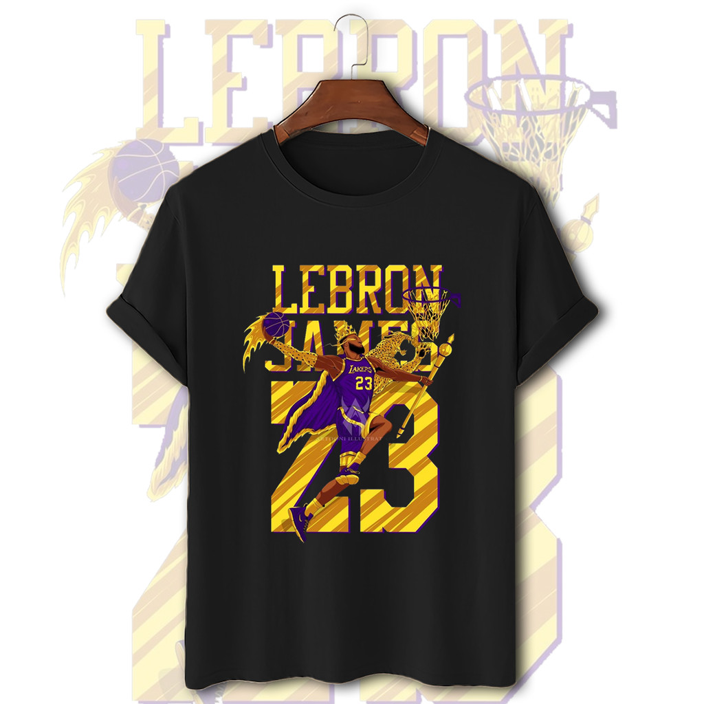 เสื้อยืด Distro Clothes 24s เสื้อยืด DISTRO Unisex PICTURE LEBRON 23