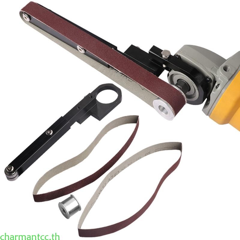 Charmantcc เครื่องบดมุมดัดแปลงเครื่องสายพานทรายเครื่องบดสายพานไฟฟ้า Air Belt Sander สิ่งที่แนบมา Sander เข็มขัดขัด