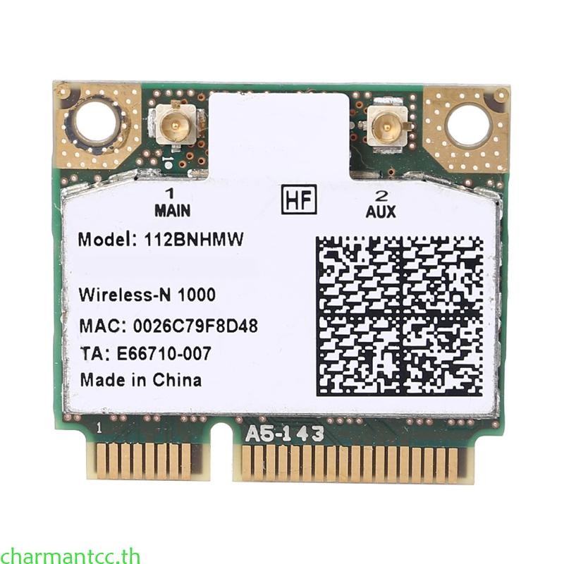 Charmantcc สําหรับ Centrino Wireless-n 1000 Wifi Link1000 802 11 bn 112BNHMW 300Mbps Half Mini Pci-e