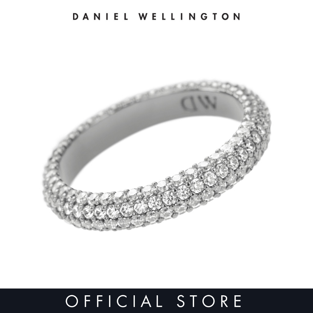Daniel Wellington خاتم Pavé بالكريستال — روز جولد / فضي / ذهبي — صورة 4