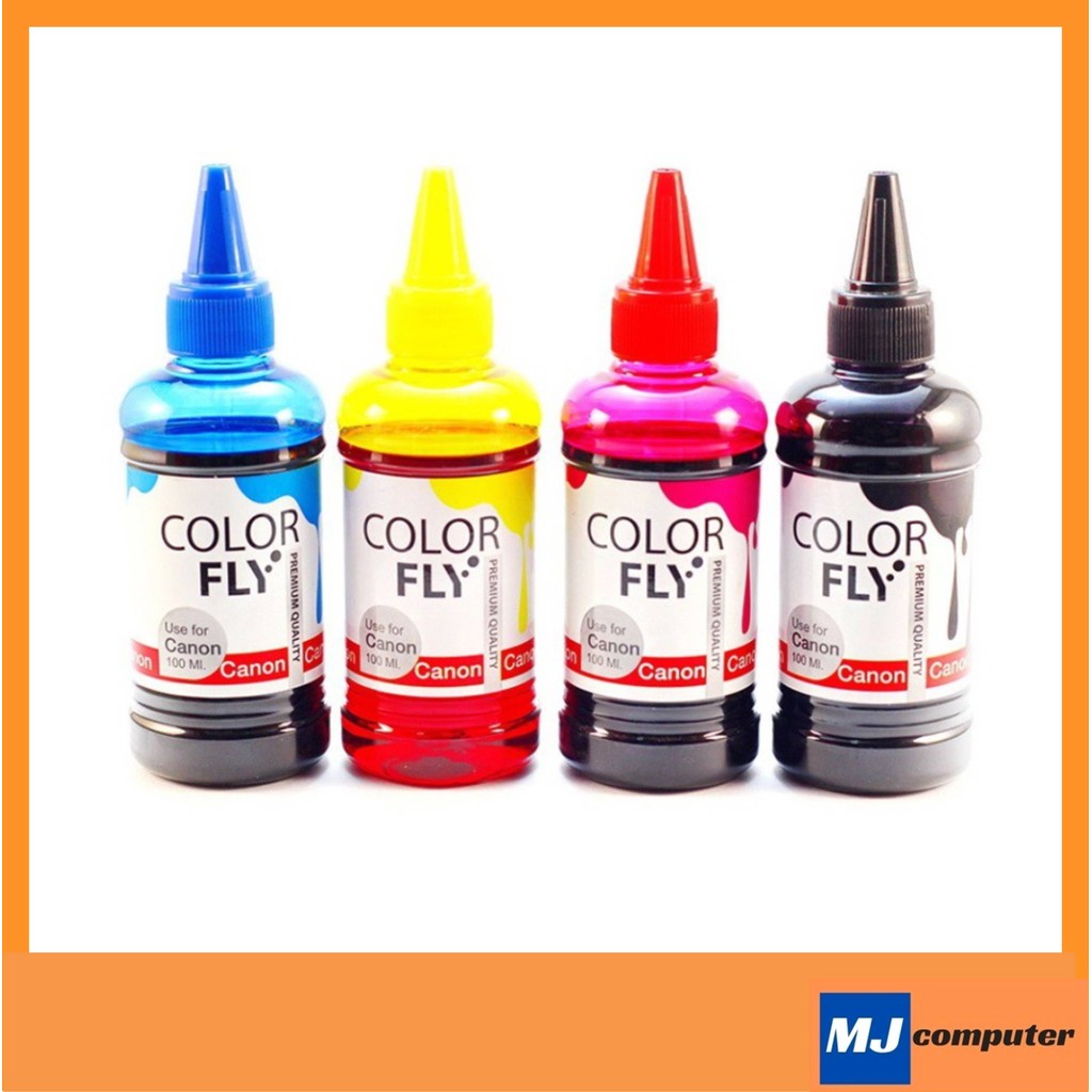 หมึกเติม ปริ้นเตอร์ cannon ขนาด 100 ml. ยี่ห้อ Color Fly