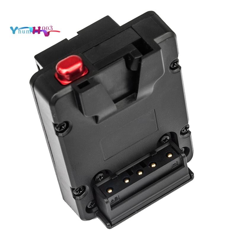 [yhumh003]V Mount V-Lock Battery to NP-F F550 F570 F750 F970 แบตเตอรี่สีดําอะแดปเตอร์แผ่นแปลงแบตเตอร