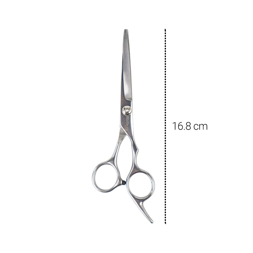 TISERA - KNIZER กรรไกรผมตรง Flat Cut Buffing Stainless Steel 4Cr13 - BHT002 - สีเงิน