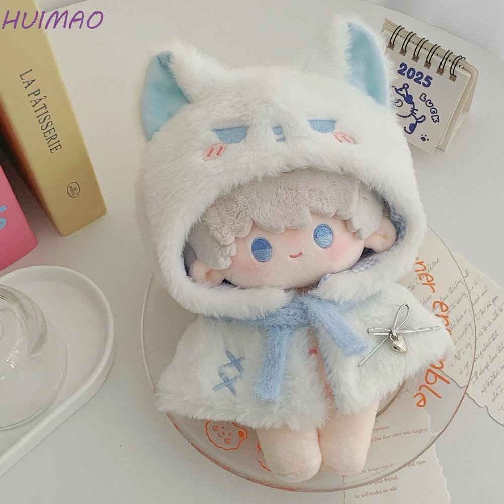 ฮิมาโอะ 10เซนติเมตรผ้าฝ้ายาผ้า,น่ารักตุ๊กตาเสื้อคลุม20เซนติเมตราเสื้อผ้าชุด,ของเล่นตุ๊กตาเสื้อผ้าสีฟ้าแต่งตัวสูทาผ้าชุดตุ๊กต