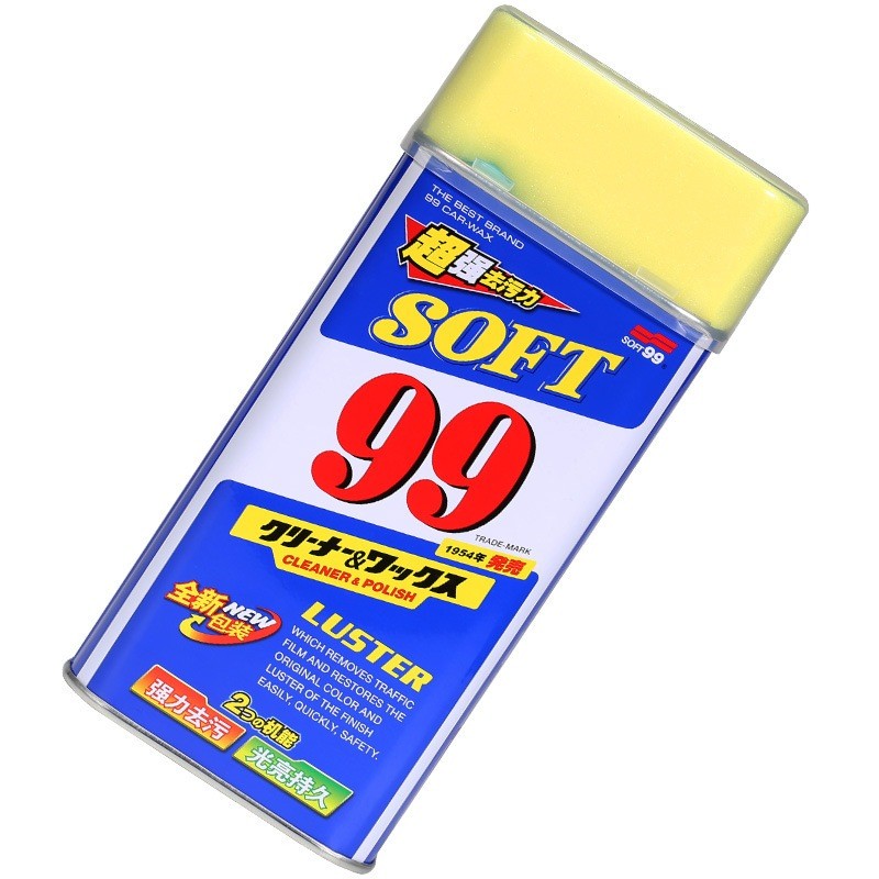 SOFT99 Luster Cleaner & Polish with Sponge 530ML