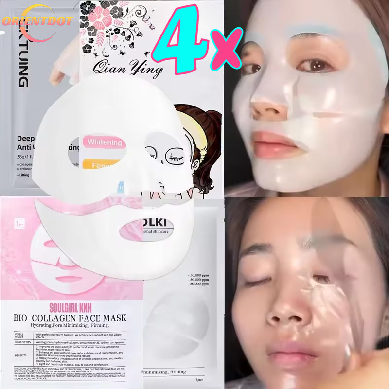 Overnight Bio-Collagen Split Mask - รูขุมขนหดตัว & Deep Hydrating | Hypoallergenic for All Skin Types - บํารุงผิวหน้ากระจ่างใส