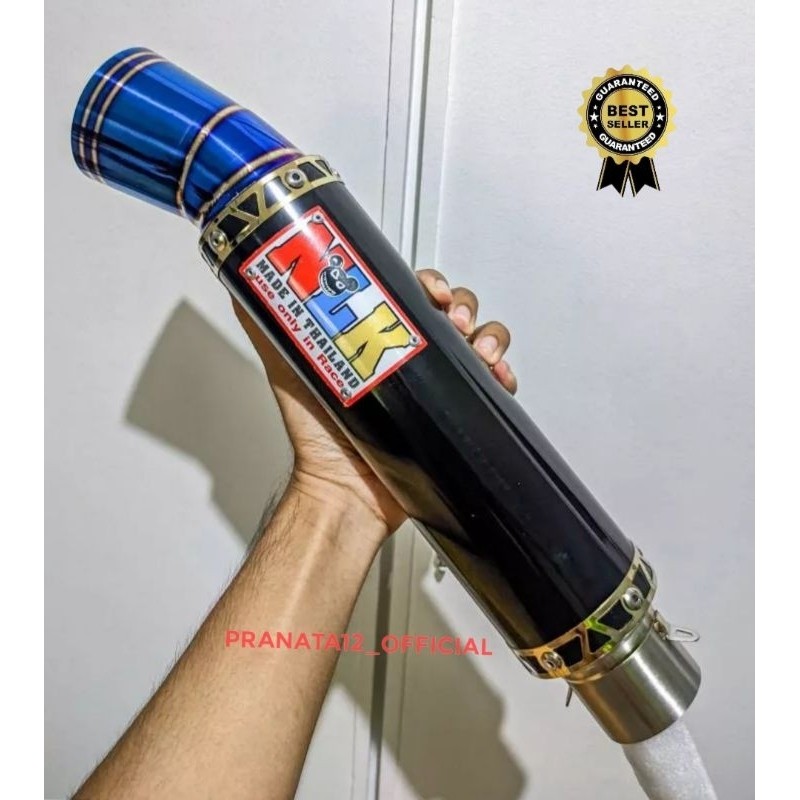 NLK 51MM Canister Only Muffler Exhaust Muffler Type Pipe Daeng Sai4 สําหรับรถจักรยานยนต์ทั้งหมด