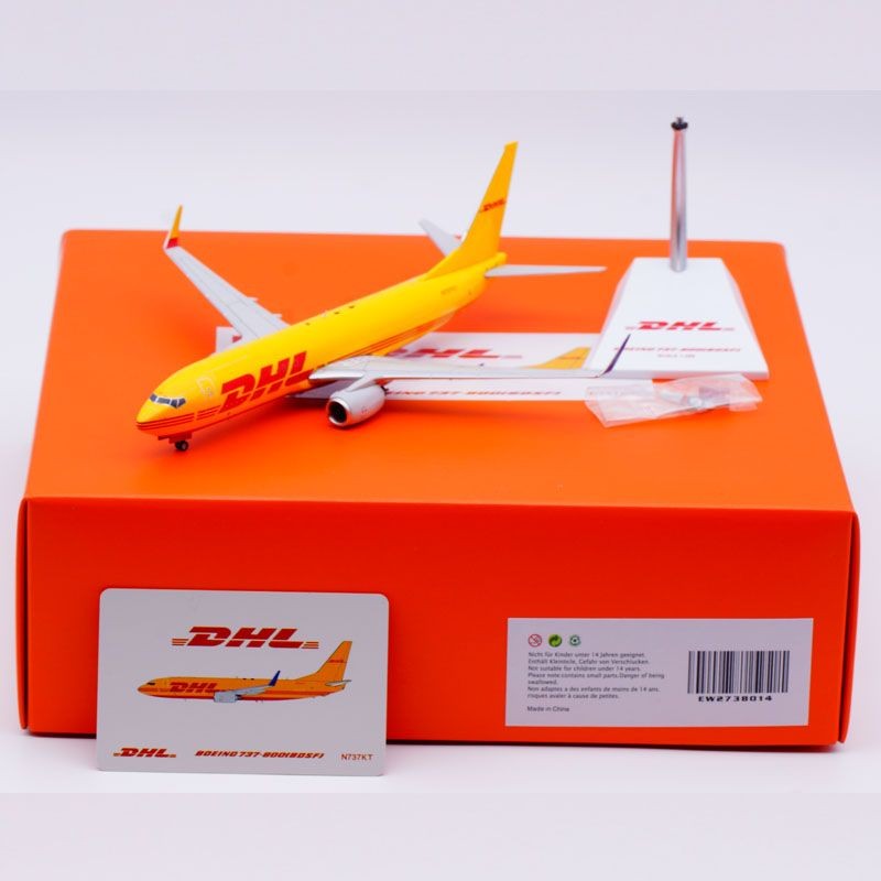 Jcwings 1/200 เครื่องบินโลหะผสมรุ่น Dunho Express DHL B737-800 (BDSF) N737KT