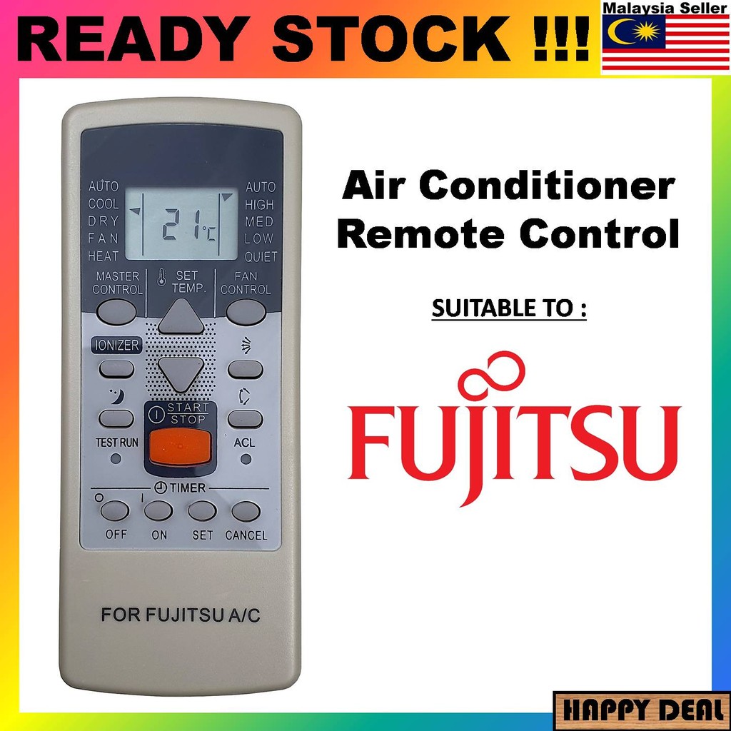 FUJITSU Air Cond Aircon Aircond รีโมทคอนโทรลทดแทน (AR-PV1)