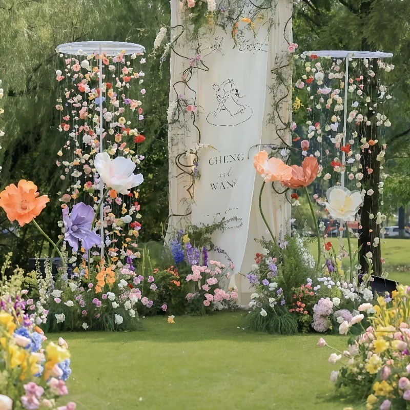 แนะนำ ผ้าม่าน 20/50ชิ้นลอยผ้าม่านดอกไม้ Artifical ดอกไม้ผ้าม่านชุดผสมดอกไม้ปลอมงานแต่งงานตกแต่งดอกไม้ผนังเค้กพวงหรีดตกแต่งการถ่ายภาพ Props ราคาพิเศษ มีเก็บเงินปลายทาง