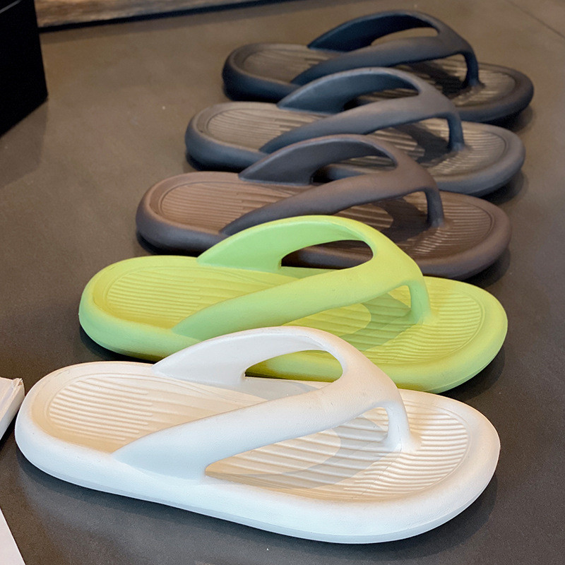 รองเท้าแตะแฟชั่นสำหรับ 여성 สวมใส่ภายนอก ฤดูร้อน Bath Flip-Flops