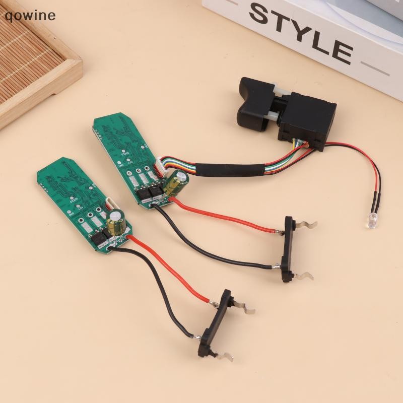 [qowine] 16.8V Lithium Drill Control Board + Assembly 18V Brushless Drill Circuit Board 07115 TH