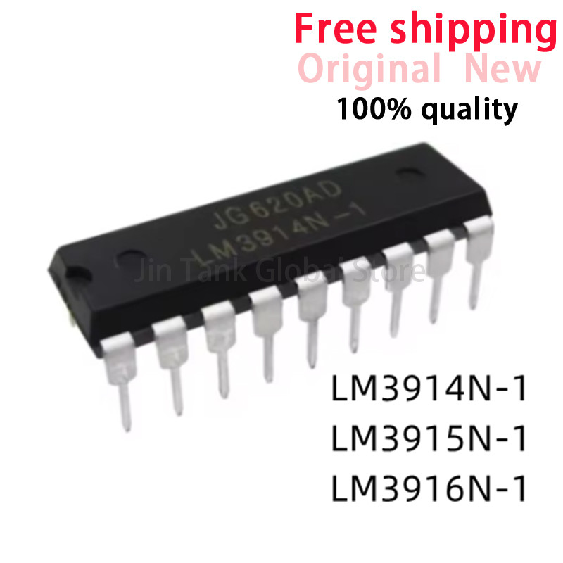 10PCS LM3914N-1 LM3915N-1 LM3916N-1 DIP LM3914N LM3915N LM3916N DIP18 LM3914 LM3915 LM3916 DIP-18 ใน
