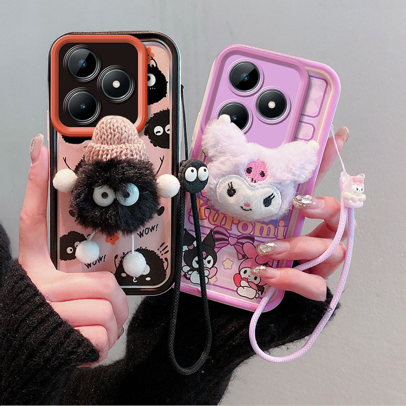 เคส realme c53 เคส realme note 50 c61 เคสโทรศัพท์ตุ๊กตาผ้ากํามะหยี่สําหรับ