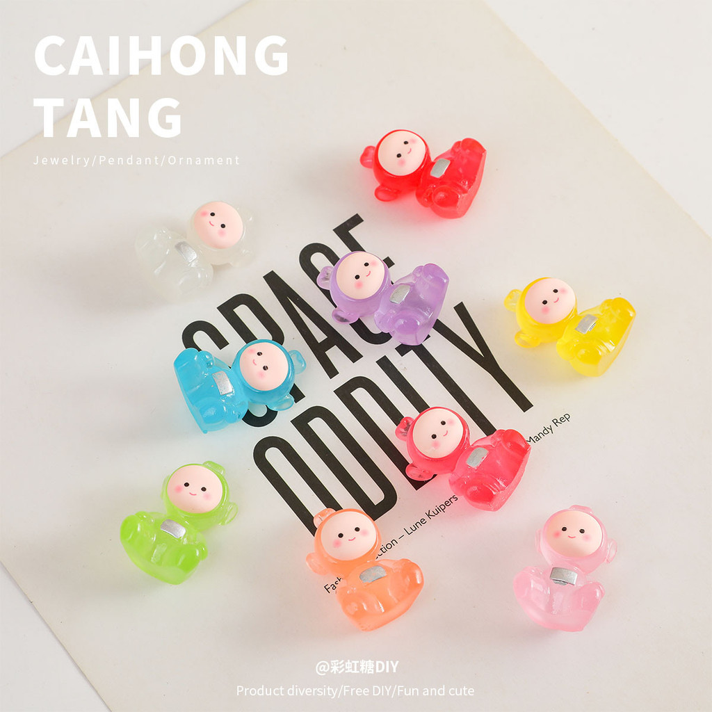 จอมปลวกจิ๋วการ์ตูนสามมิติ สีสันสดใส สำหรับตกแต่งเดสก์ท็อปโฮมเมด