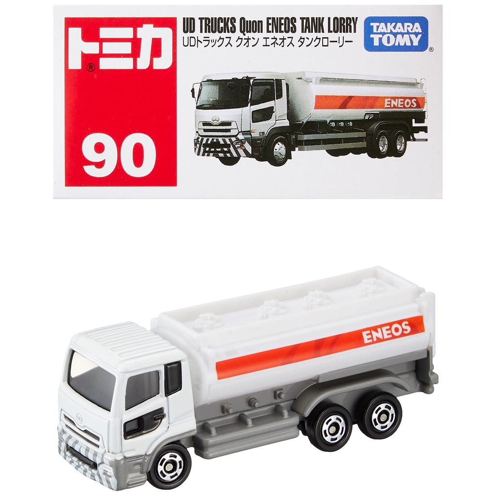 Takara Tomy Tomica No.90 UD Trucks Quon Eneos Tank Lorry Mini Car Toy 3 Years and Up Boxed ST Mark C