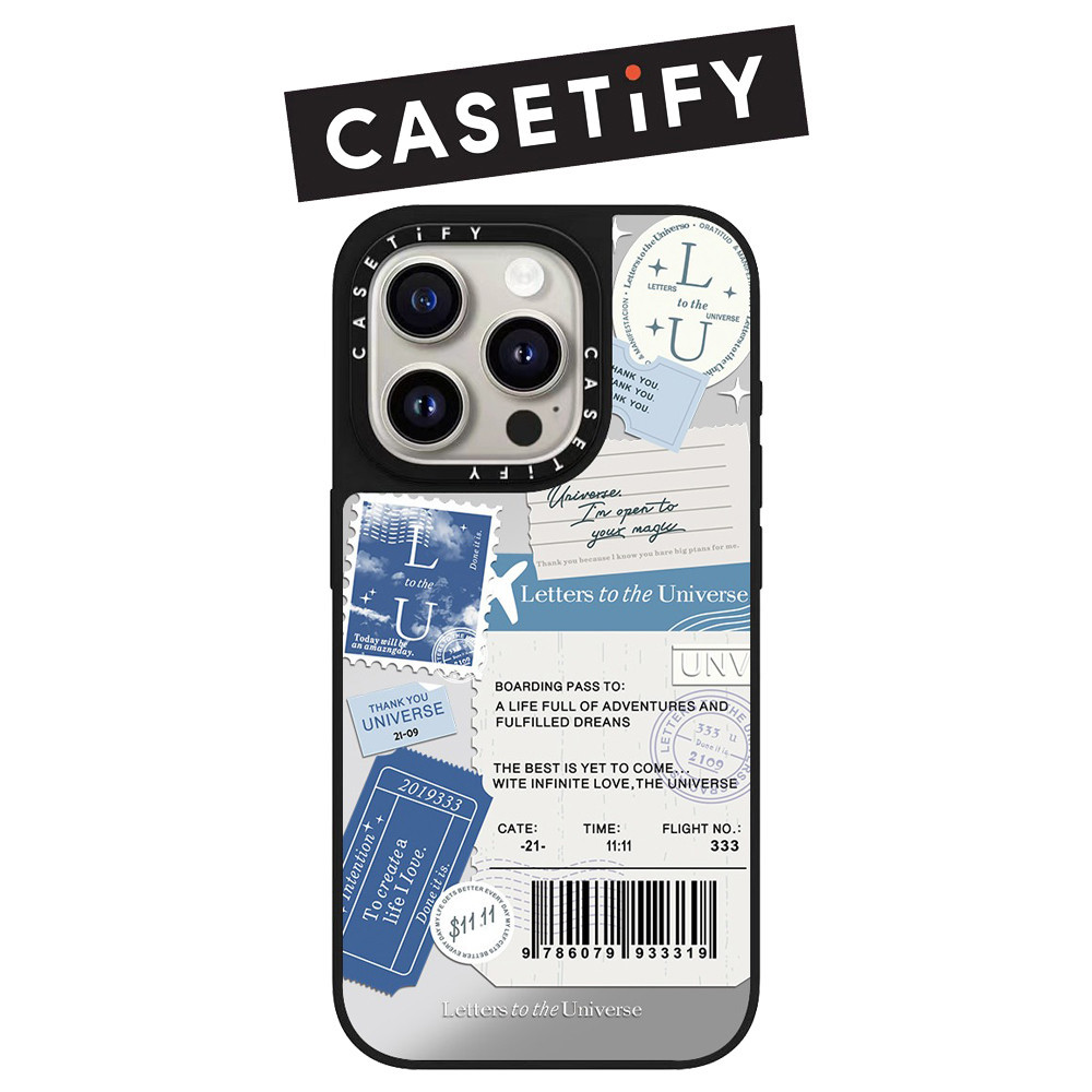 CASETIFY พร้อมกล่อง Boarding Pass เคสโทรศัพท์ IPhone 11 12 13 14 15 16 Pro Max 15 16 14 13 12 11 Plu
