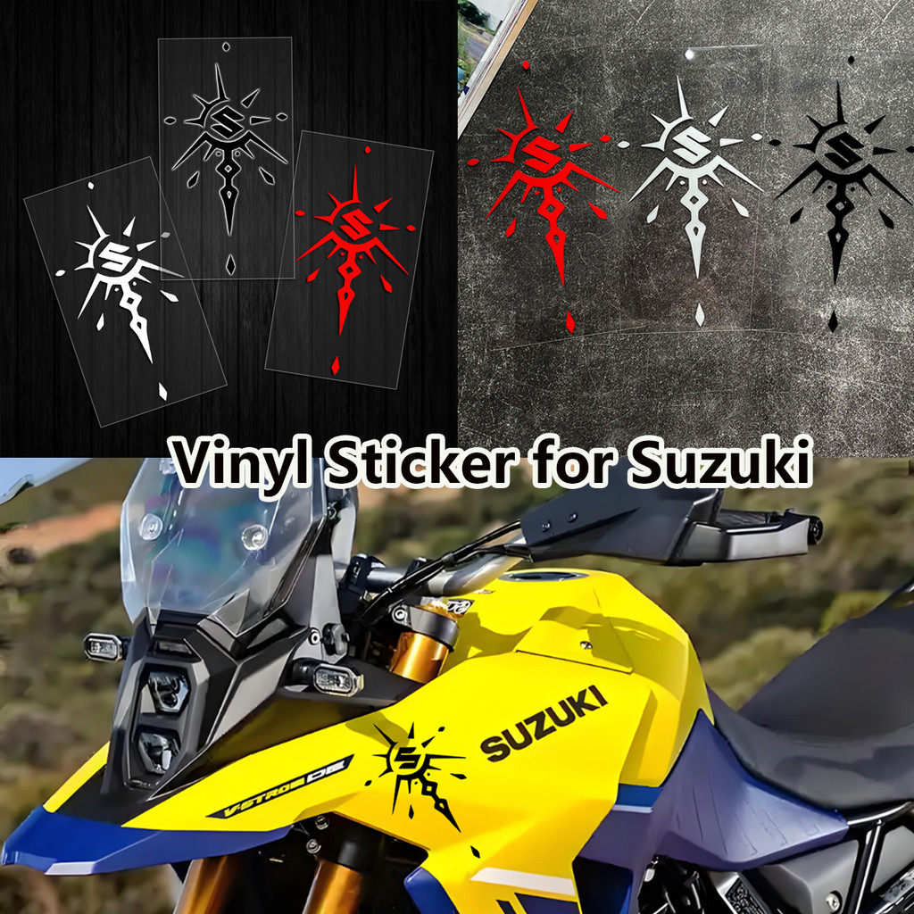 Suzuki Emblem สติกเกอร์สะท้อนแสง Motorcross Body หมวกกันน็อคสําหรับ Suzuki Hayabusa Gixxer SF 250 GS