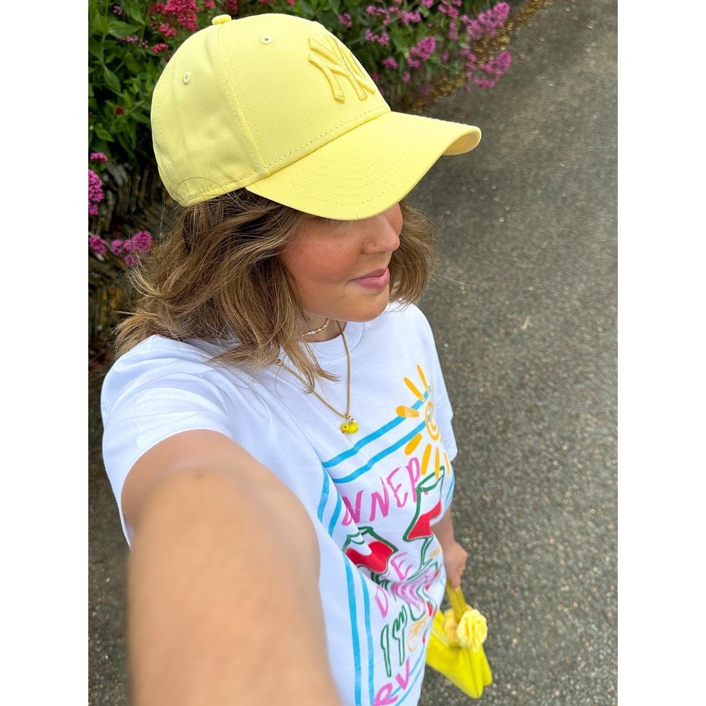 Papaya เสื้อยืด Oversize ลายกราฟิกน่ารัก สไตล์สดใส สีสันสะดุดตา ผ้าฝ้าย 100% WS1139 Clothing ผู้หญิง ราคา ถูกที่สุด ดีลบีเคเค แกลเลอรีภาพที่ 3