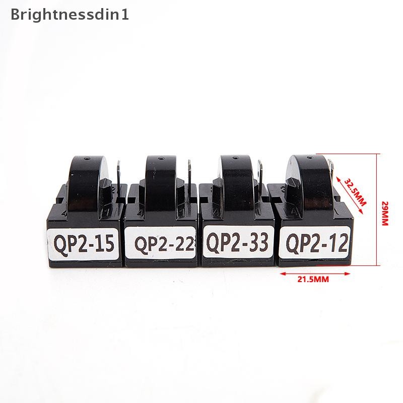 [Brightnessdin1] ตู้เย็นติดตั้งตู้แช่แข็ง PTC Starter Thermal Protector รีเลย์ QP2-12/15/22/33 Boutique