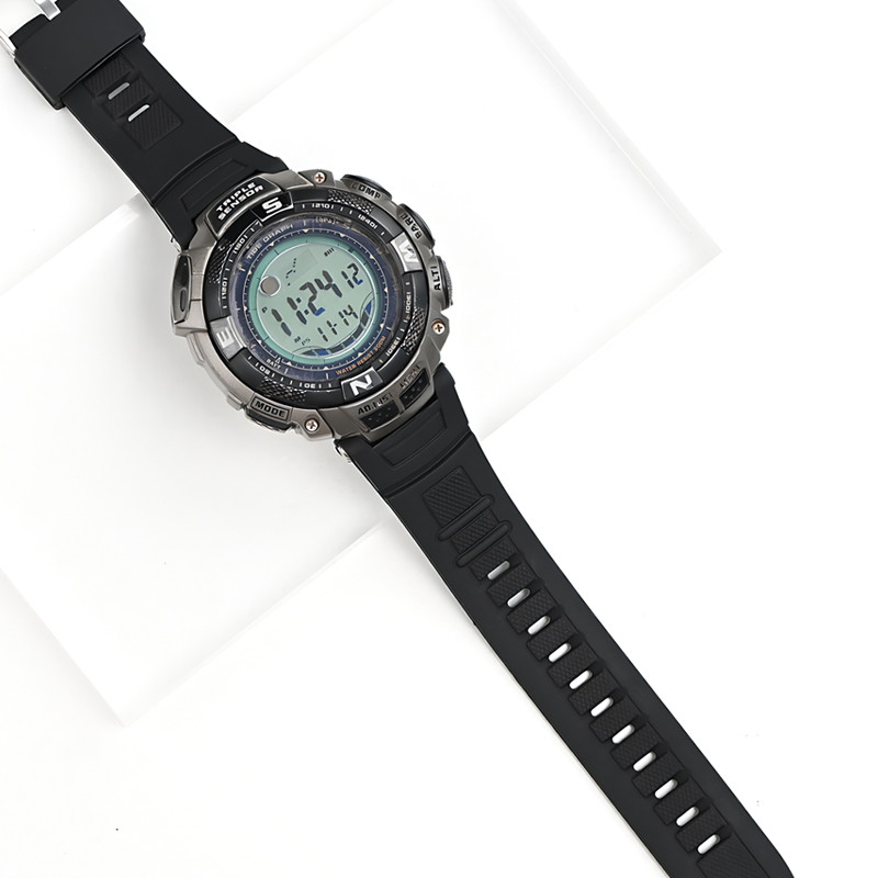 Tpu สายนาฬิกาซิลิโคนเรซิ่นนาฬิกาสําหรับ Casio นาฬิกาดิจิตอล Bacelet PROTREK PRW-1500 PAW-1500 PRG-130 กันน้ํายาง Watchband กีฬา WristBand นักเรียนข้อมือเข็มขัด