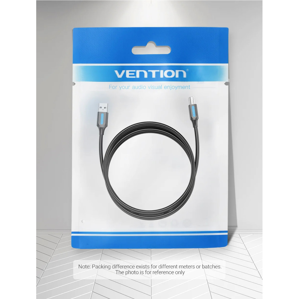 Vention สายเครื่องพิมพ์ USB 3.0 2.0 Type A Male to B Male Cable for Canon Epson HP ZJiang Label Printer DAC USB Printer