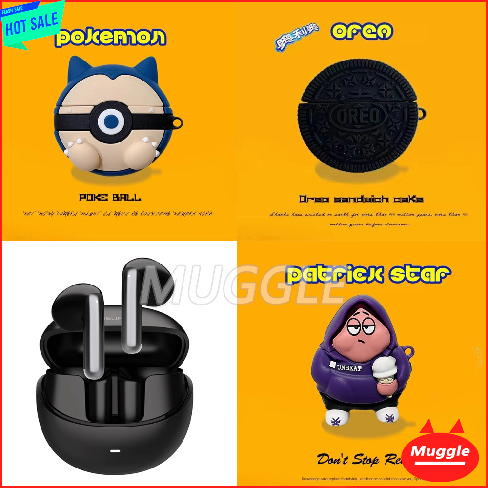 Isuper SOUND PRO Air การ์ตูนหูฟังป้องกันกรณี Isuper SOUND PRO Air เคสป้องกัน เคสหูฟัง การ์ตูน Isuper