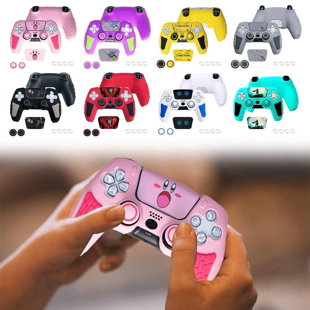ฝาครอบเกมแพด ROSE, ฝาครอบคอนโทรลเลอร์เกมซิลิโคน DIY, ฝาครอบป้องกันเกราะป้องกันแบบนุ่มสําหรับ PS5/Playstation 5
